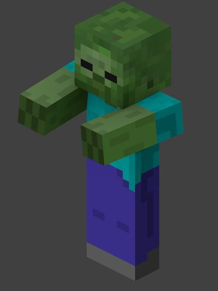 Фото Зомби из Minecraft Фото Зомби из Minecraft